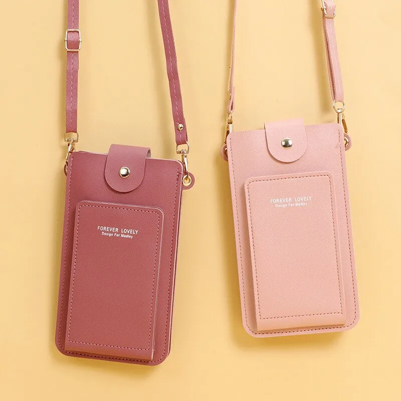 deanwangkt - Fashion Multifunction Touch Screen Mini Shoulder Bag Woman Daily Clutch Bolsas Women's Crossbody Bag Wallet Handbag Purse