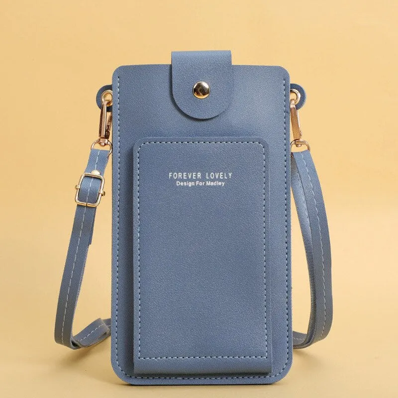 deanwangkt - Fashion Multifunction Touch Screen Mini Shoulder Bag Woman Daily Clutch Bolsas Women's Crossbody Bag Wallet Handbag Purse