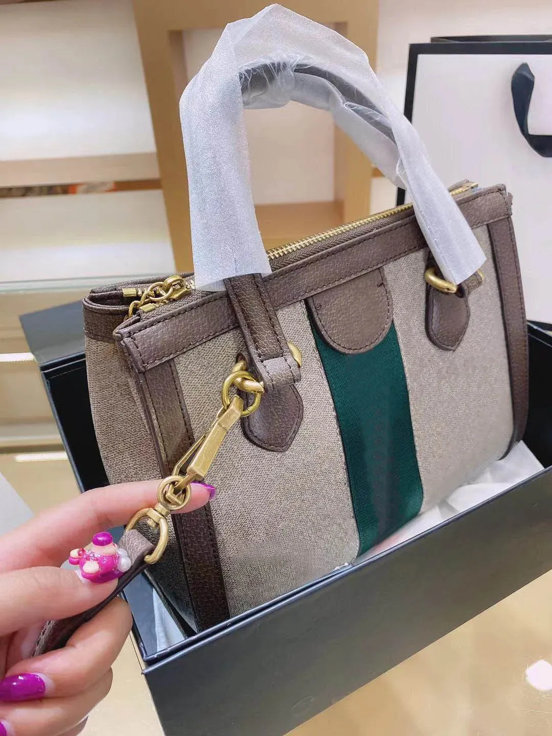 designer bag handbag high quality Luxurys Shoulder Bags Fashion womens CrossBody Canvas Flap Printed Handbag ladies purse Casual Clutch Tote 2024 Handbags wallets