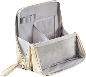 Doresty Makeup Bag, Doresty Standing Makeup Bag, Spacious Vertical Design, With Compartments, Waterproof Multipurpose Stand up Toiletry Bags (#5)