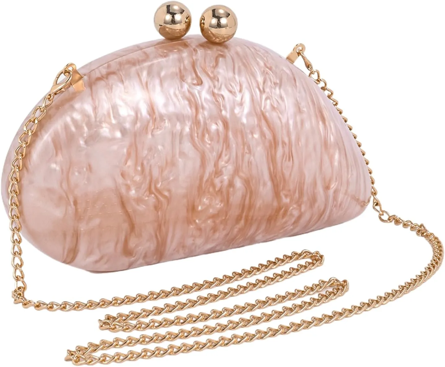 Elegant Acrylic Purses For Women,Fashion Evening Clutch Cute Handbags Mini Crossbody Purse Party Wedding Shoulder Bag
