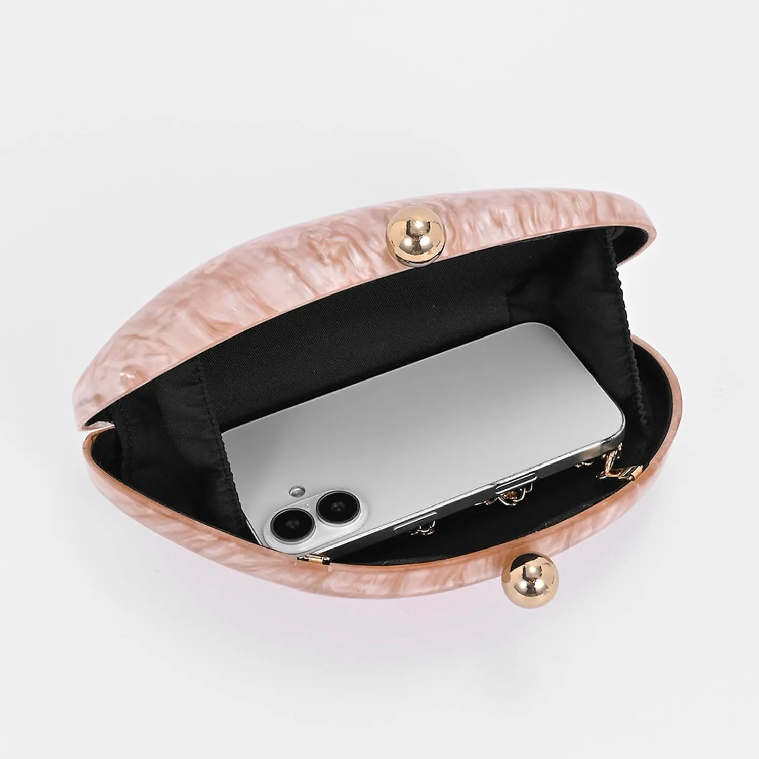 Elegant Acrylic Purses For Women,Fashion Evening Clutch Cute Handbags Mini Crossbody Purse Party Wedding Shoulder Bag