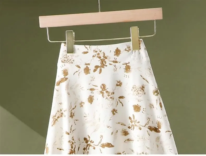 Elegant Long Skirts for Women - Maxi Skirt, Trendy Summer Style-A
