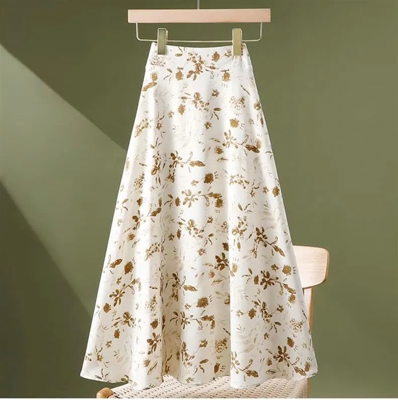 Elegant Long Skirts for Women - Maxi Skirt, Trendy Summer Style-A