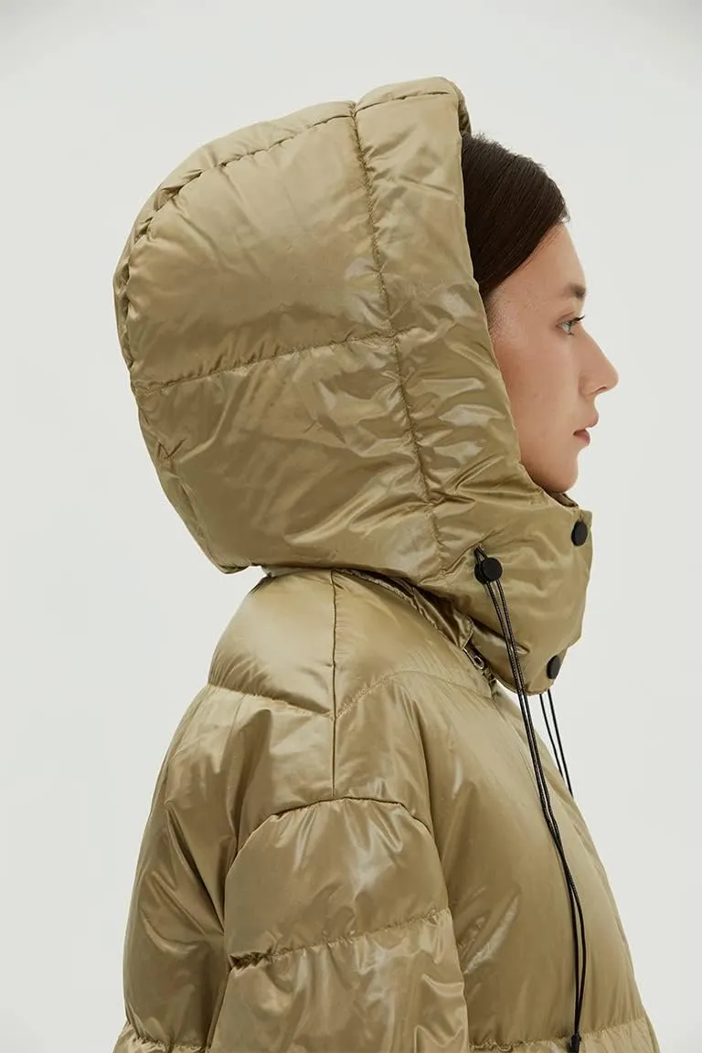 Fitouch Eileen Women's Oversized Down Puffer Coat Jacket | Side Vents | 700  Fill Power