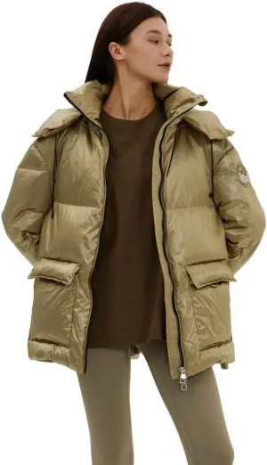 Fitouch Eileen Women's Oversized Down Puffer Coat Jacket | Side Vents | 700  Fill Power