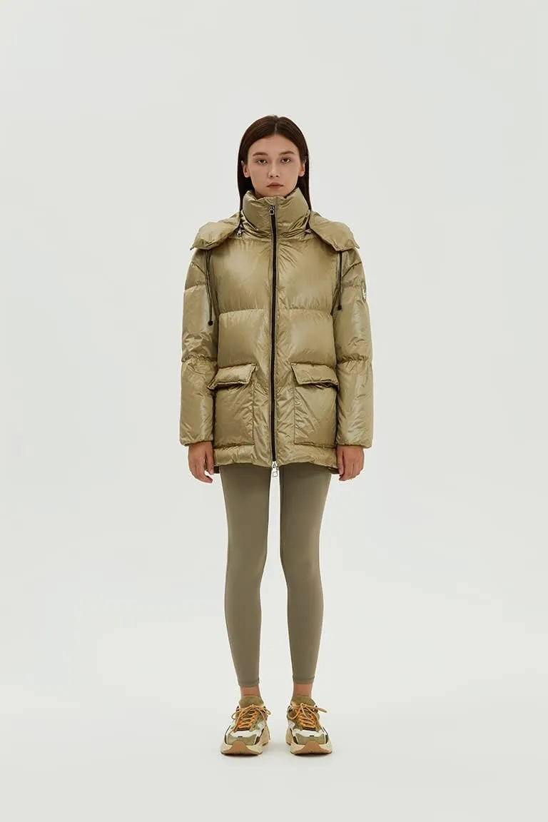 Fitouch Eileen Women's Oversized Down Puffer Coat Jacket | Side Vents | 700  Fill Power