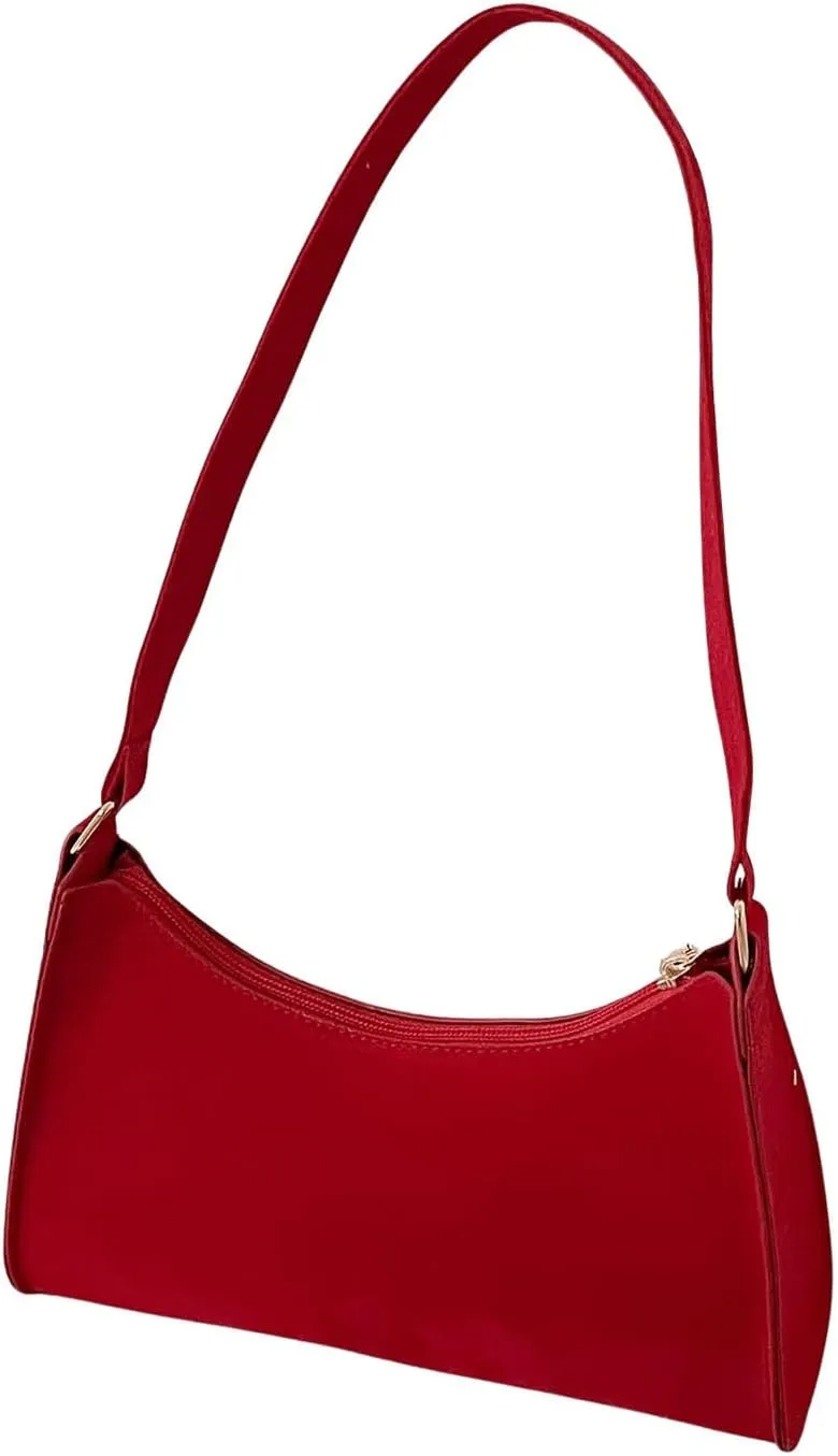 Floerns Women's Leather Shoulder Bag Minimalist Clutch Purse Underarm Bag Trendy