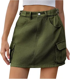 for Women Denim Mini Little Western A Line Plain Skirt Women 2025 Fashion