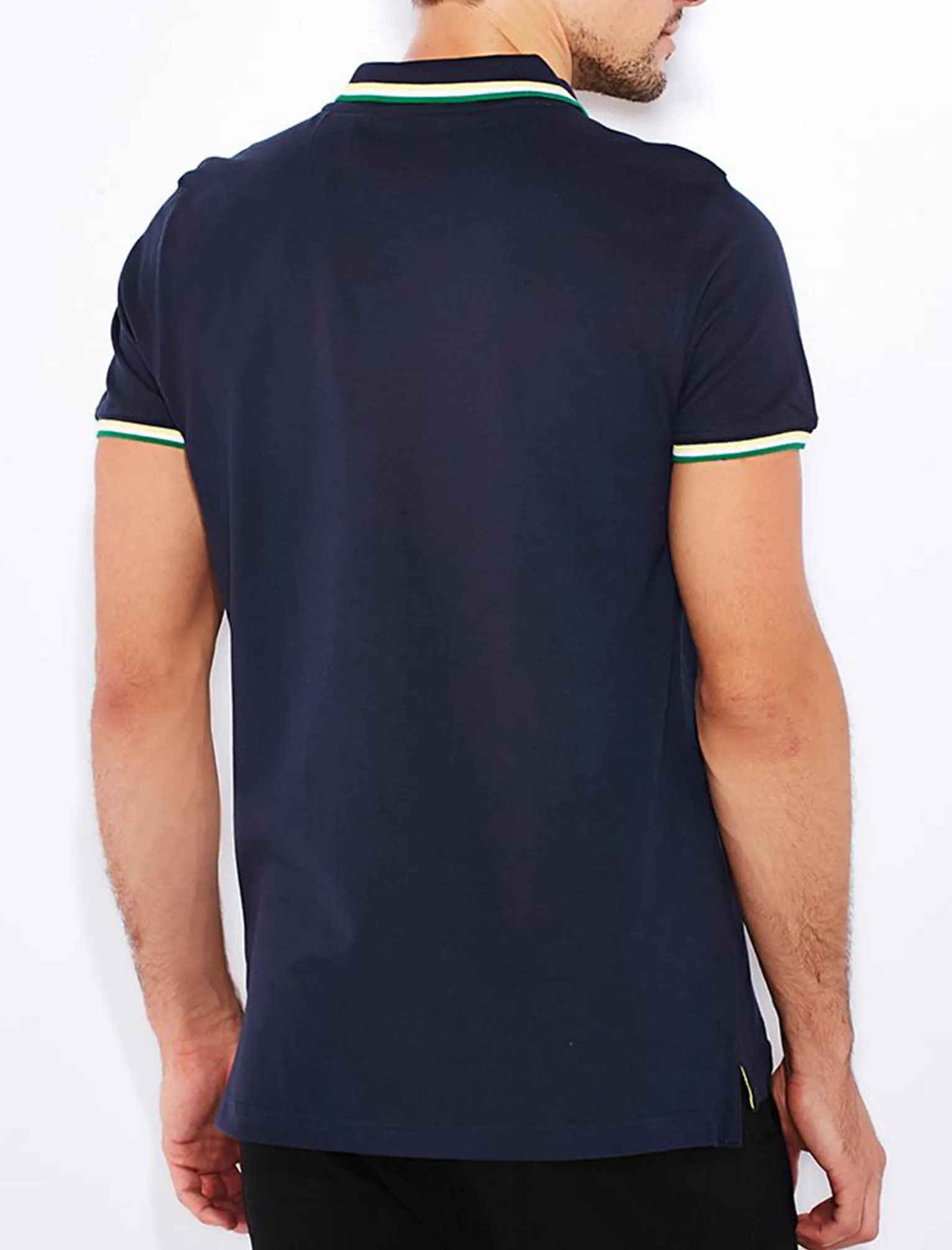 Forbes Piqué Polo Shirt in Navy