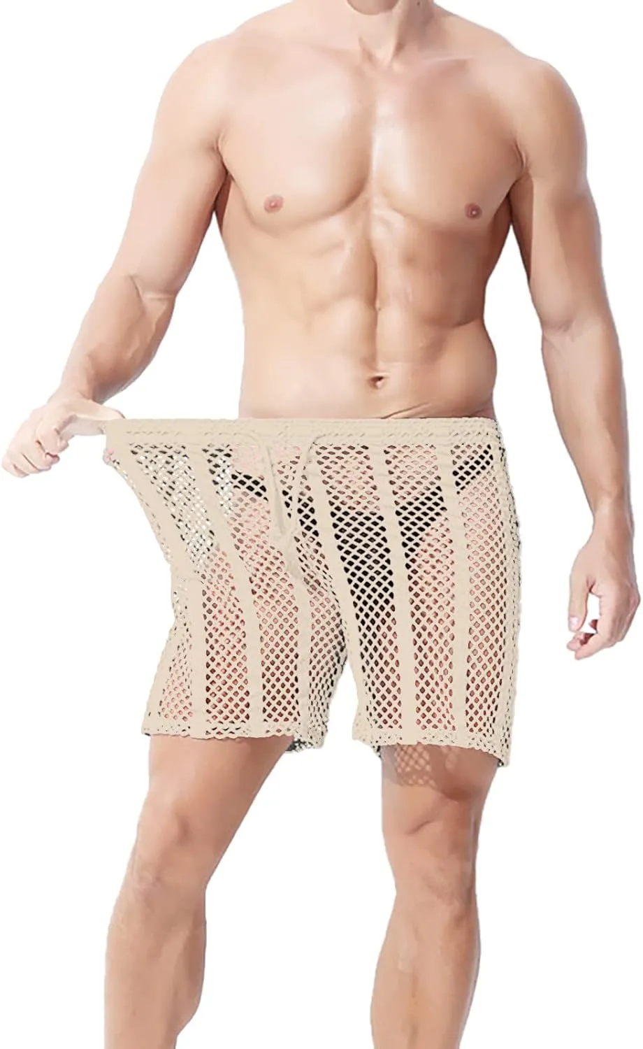 GIERIDUC Men's Lace Up Seamless Soft Thongs Most Comfortable Mens Bikini Briefs Breathable Boxer Shorts Boxer Brand Underwear