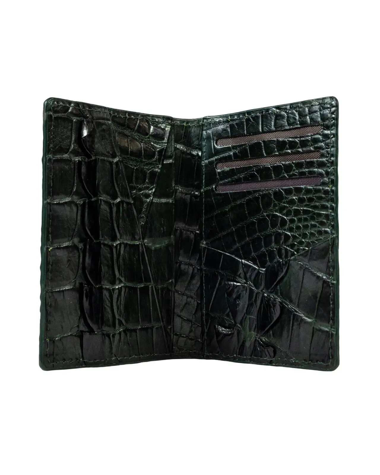 GREEN LEATHER WALLET