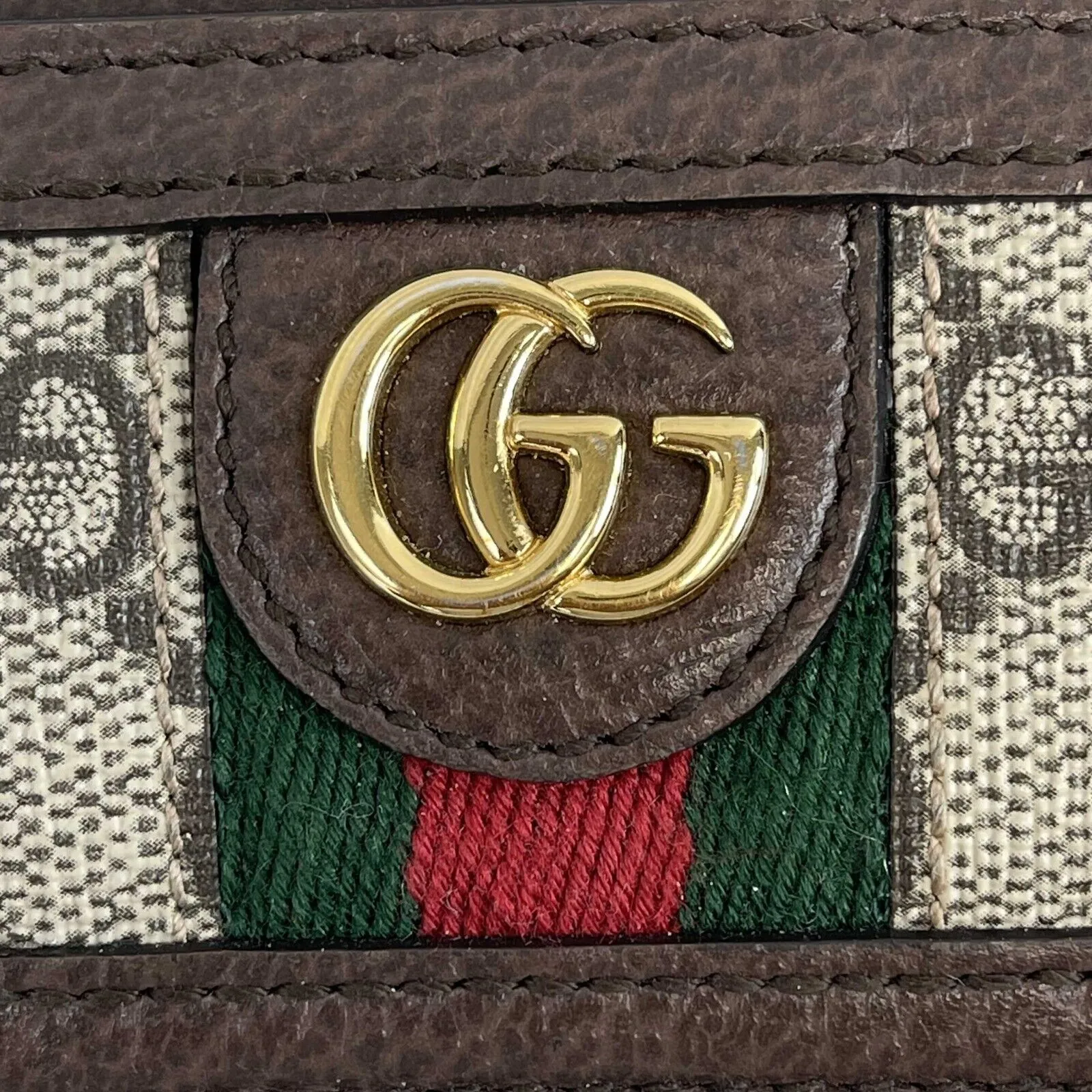 Gucci - Ophidia GG Brown Card Case - Full Kit