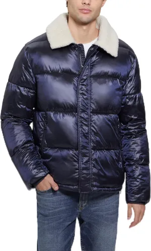 GUESS Men's Cassidy Puffer Quilted Jacket