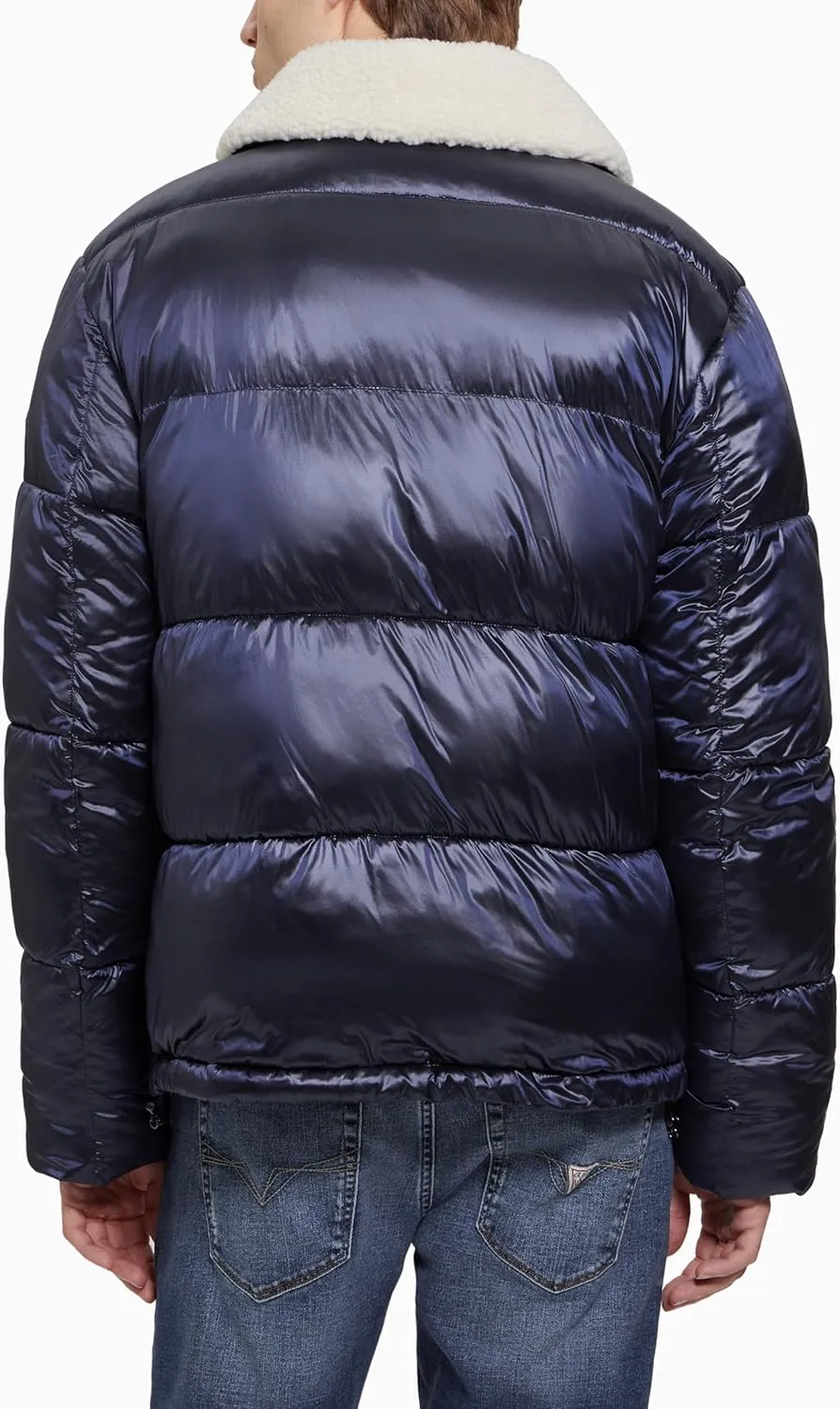 GUESS Men's Cassidy Puffer Quilted Jacket