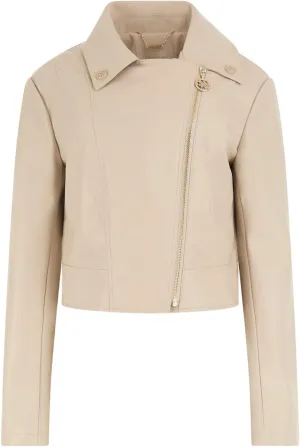 GUESS Women's Clemence Faux Leather Jacket