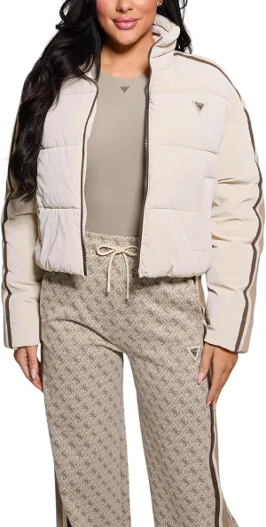 GUESS Women's Eco Jean Puffer Jacket