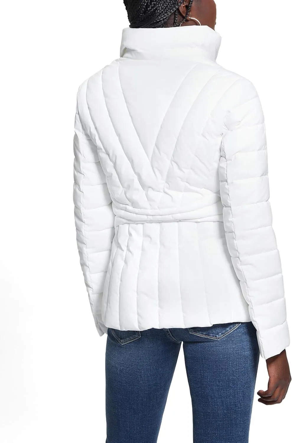GUESS Women's Marianne Zip Slim Hoodie Jacket