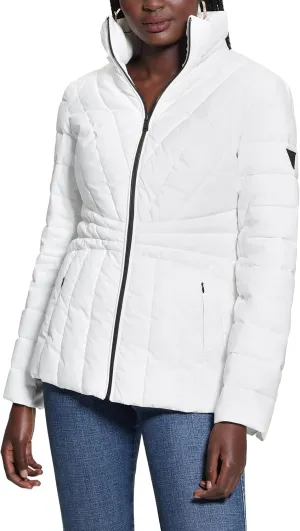 GUESS Women's Marianne Zip Slim Hoodie Jacket