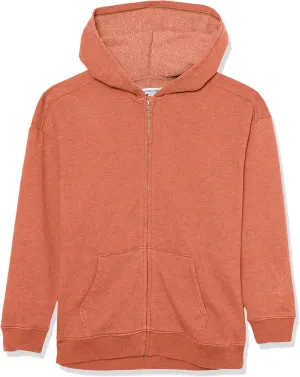 Happy Nation Girls Relaxed Fleece Full Zip Hoodie Sweatshirt