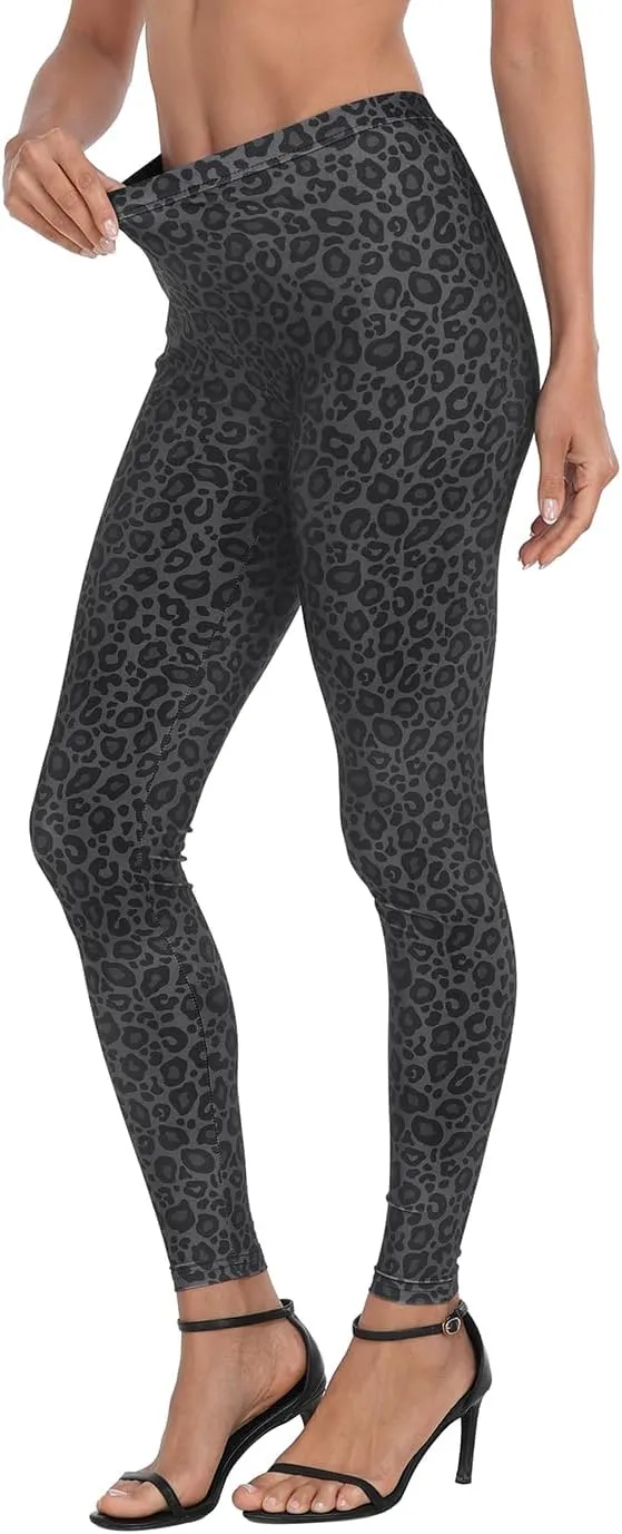 HDE Trendy Design Workout Leggings - Fun Fashion Graphic Printed Cute Patterns