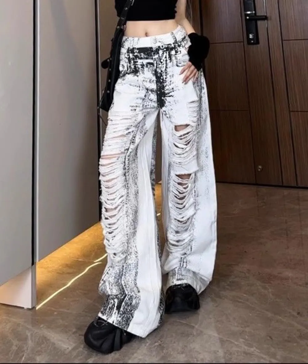 High Waist Wide Leg Jeans for Women Baggy Classic Loose Trendy Denim Pants Straight Comfort Fashion Trouser