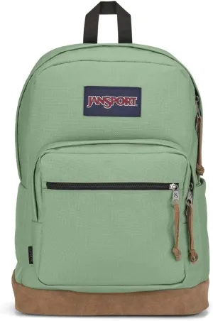 JanSport Right Pack Backpack - Durable Daypack with Padded 15" Laptop Sleeve, Spacious Main Compartment & Integrated Water Bottle Pocket - Loden Frost