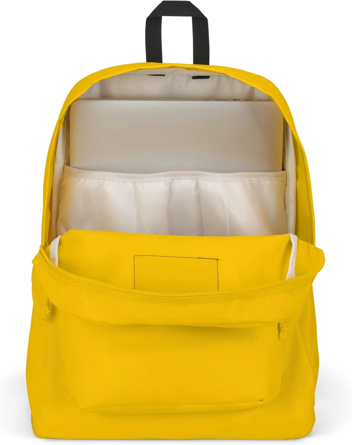 JanSport SuperBreak Plus Backpack with Padded 15-inch Laptop Sleeve and Integrated Bottle Pocket - Spacious and Durable Daypack for Work and Travel - Lemon