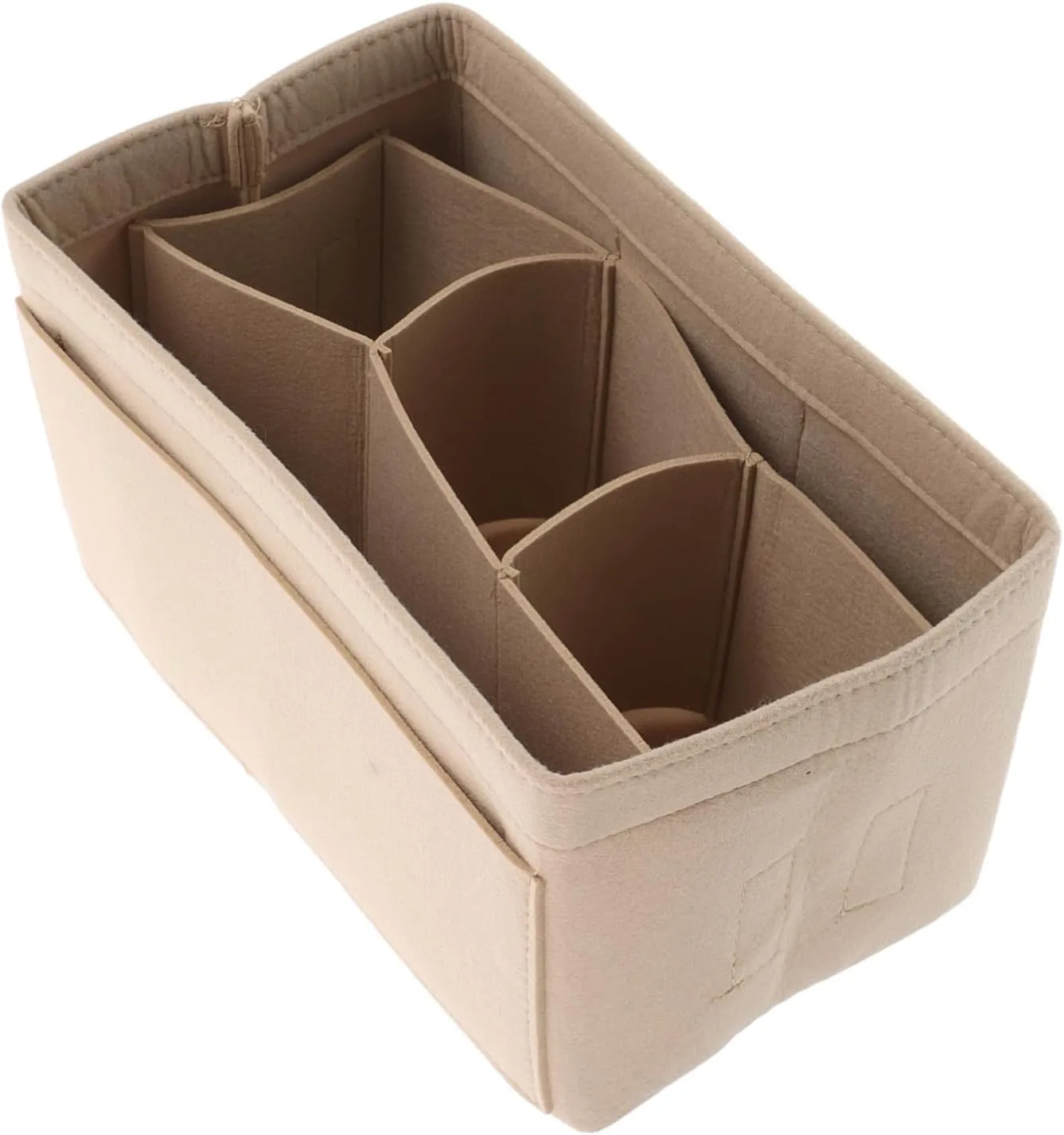 KESYOO Felt Tote Bag Organizer Insert Multi Pocket Handbag Organizer for Diaper Bags Cosmetics Spacious Durable Design with Craftsmanship for Daily Use Travel