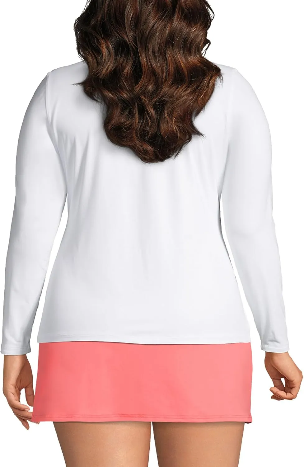 Lands' End Women's Long Sleeve Relaxed UPF 50 Rash Guard