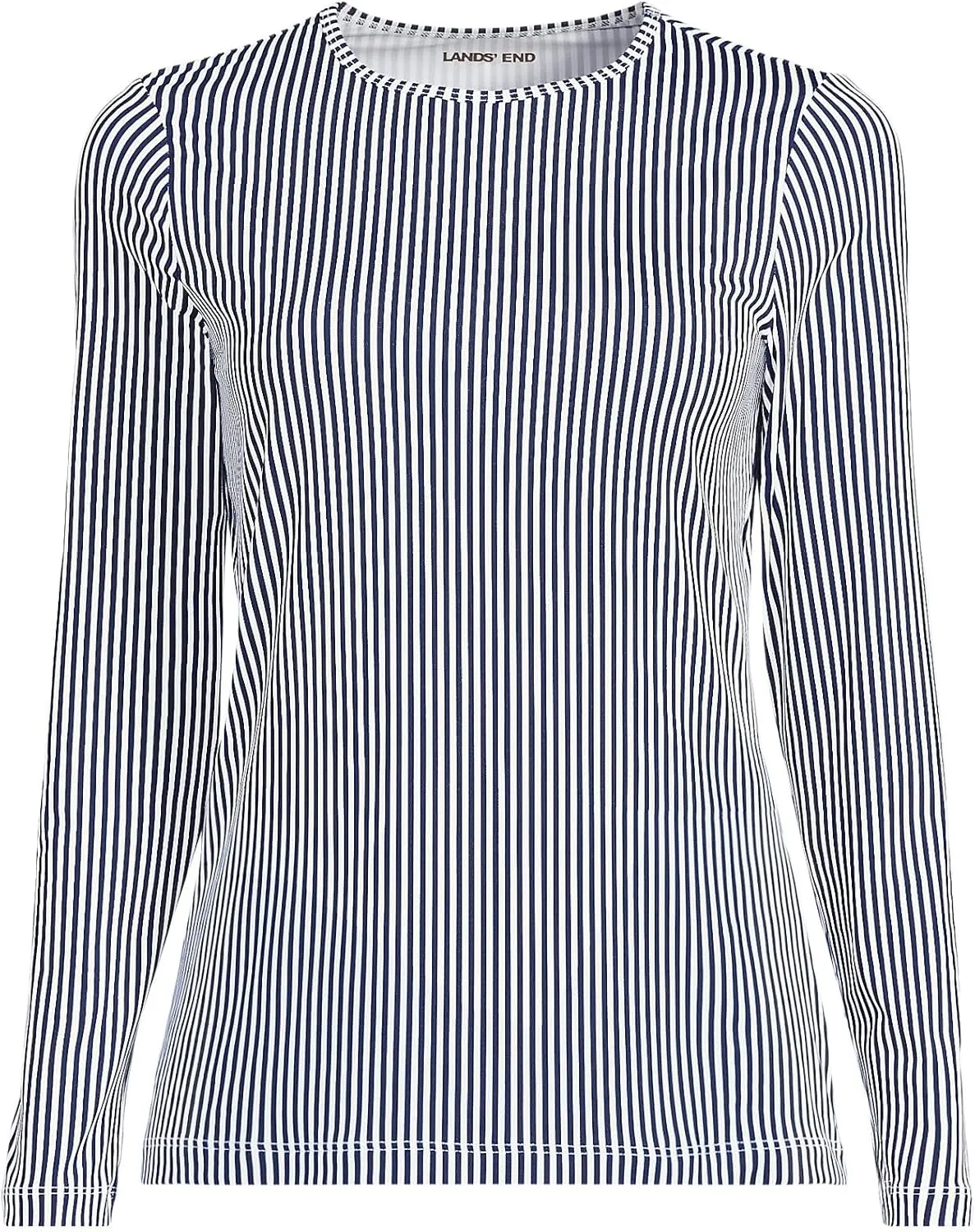 Lands' End Women's Long Sleeve Relaxed UPF 50 Rash Guard