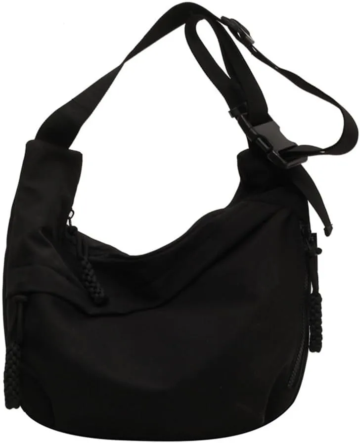 Large Oxford Sporty Crossbody Bag Shoulder Purse for Women Men Trendy