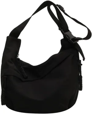 Large Oxford Sporty Crossbody Bag Shoulder Purse for Women Men Trendy