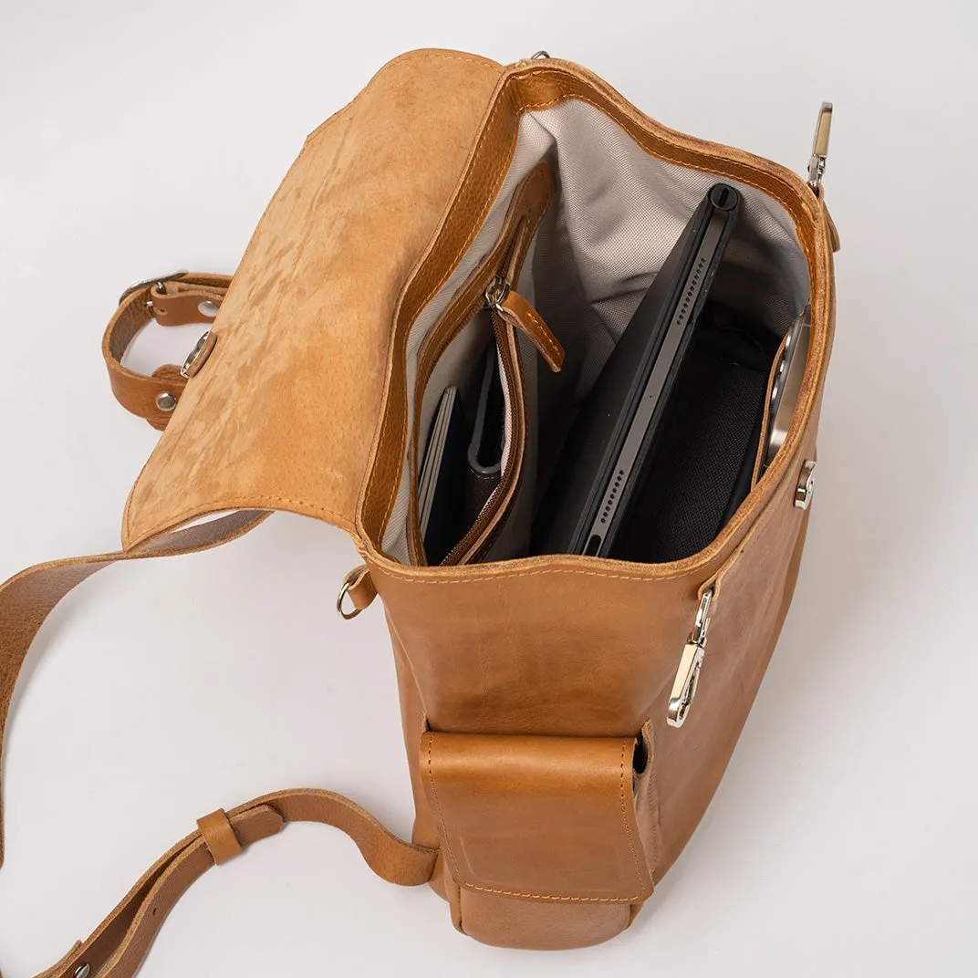 Leather backpack - Chatelet (Brown)