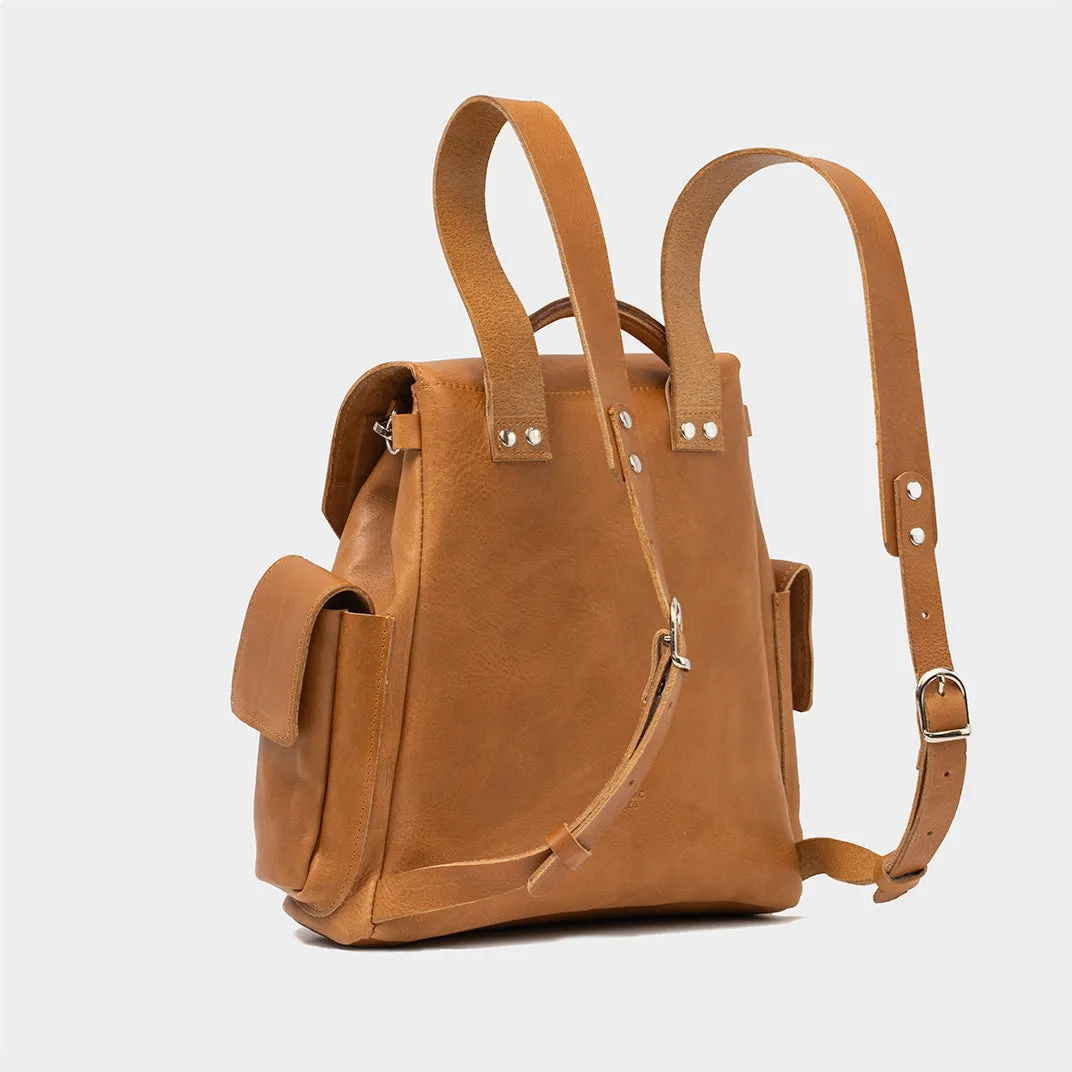 Leather backpack - Chatelet (Brown)