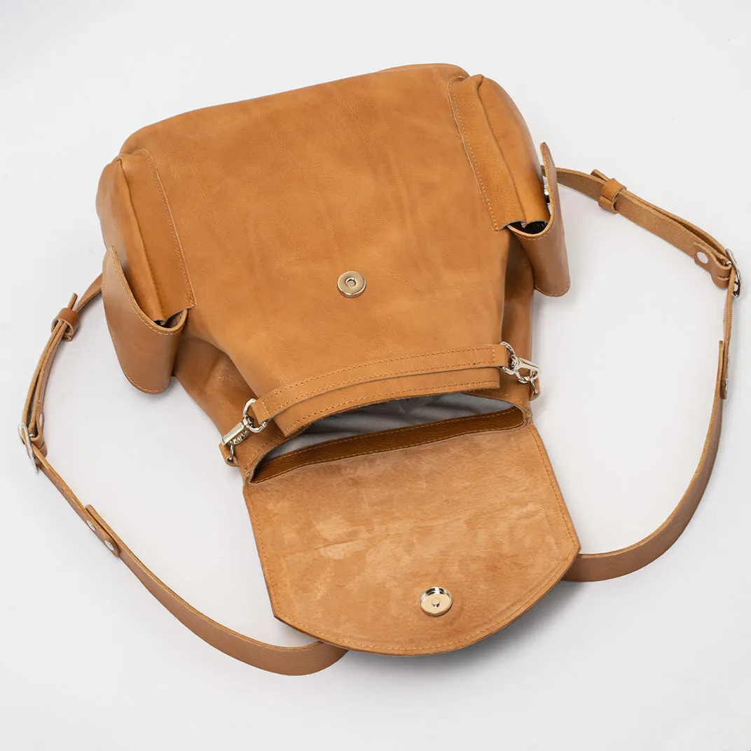 Leather backpack - Chatelet (Brown)