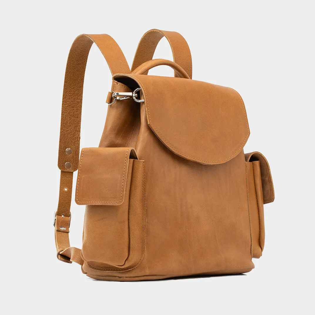 Leather backpack - Chatelet (Brown)