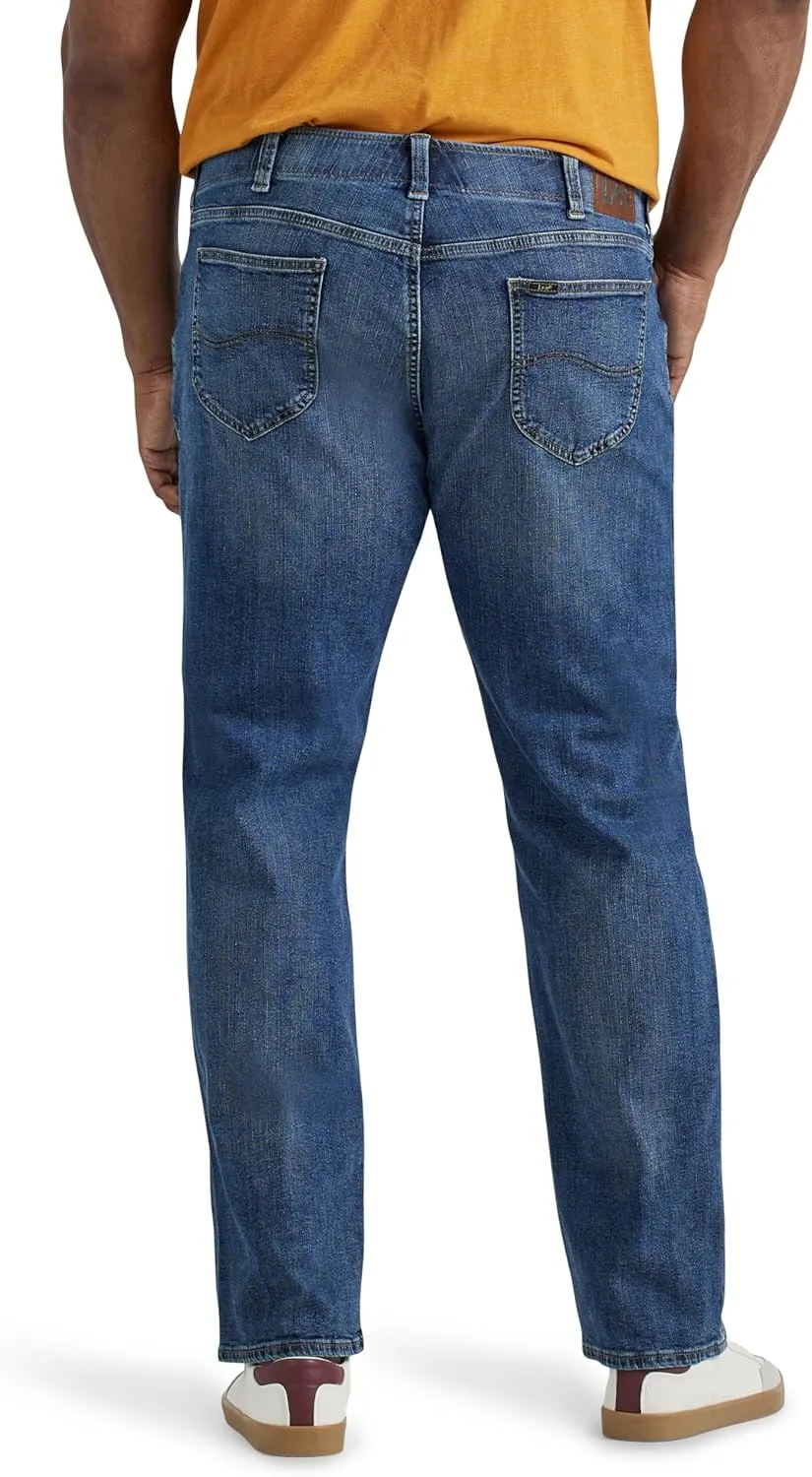 Lee Men's Big & Tall Extreme Motion Relaxed Straight Jean