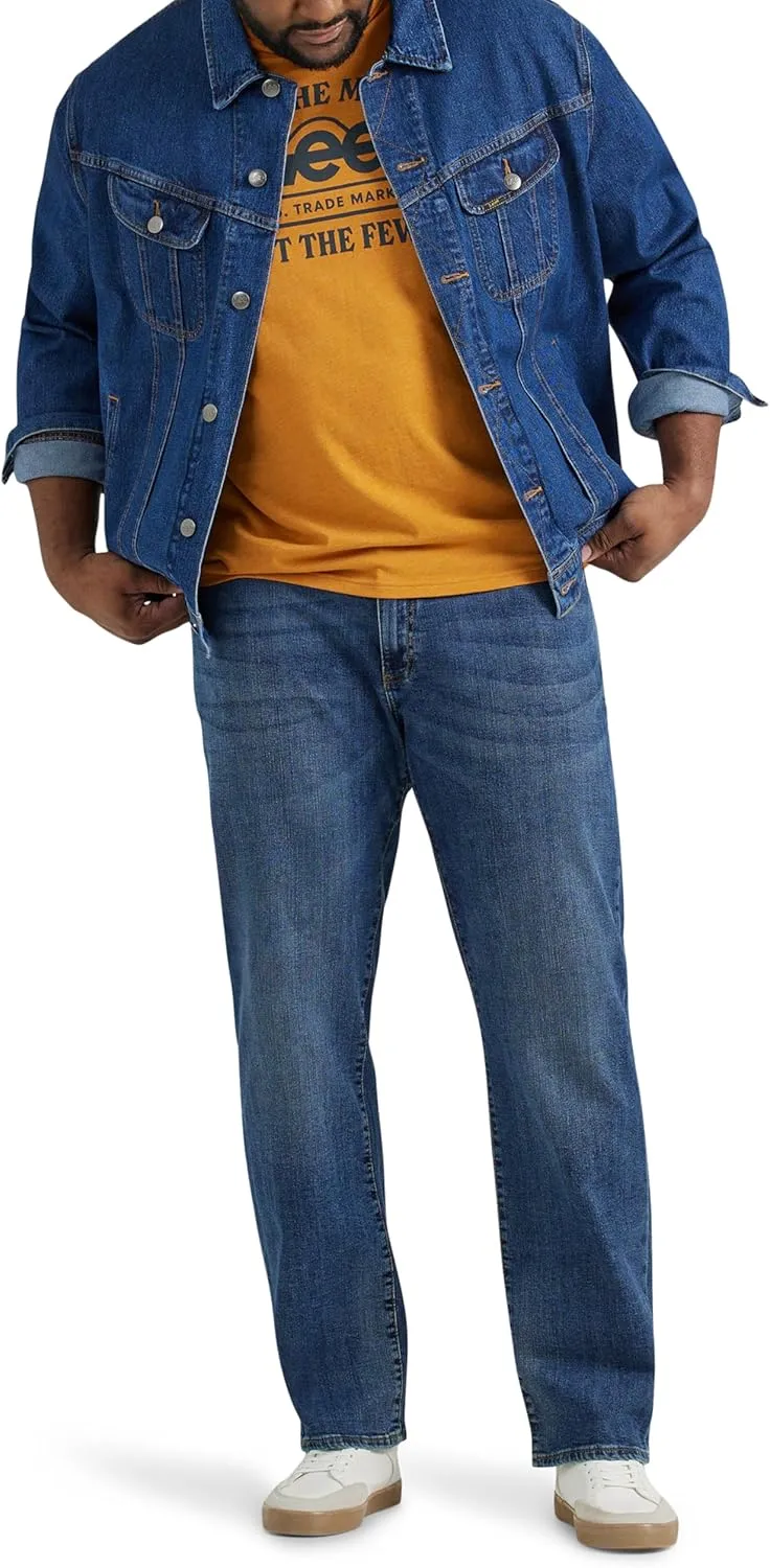 Lee Men's Big & Tall Extreme Motion Relaxed Straight Jean