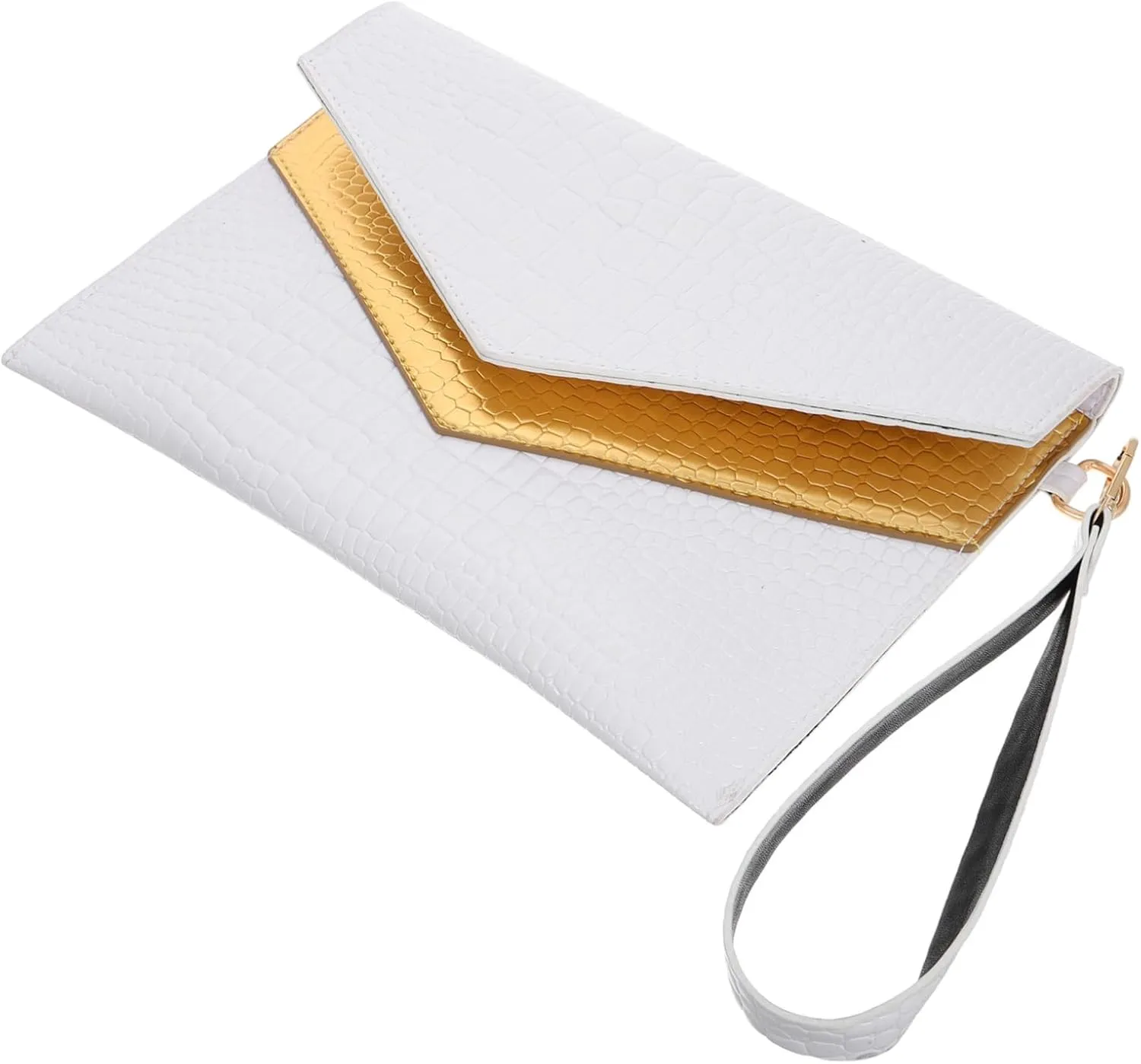 LIFKOME Stylish Minimalist Envelope Clutch Purse With Retro Pattern Versatile Handheld Bag For Women Pu Evening