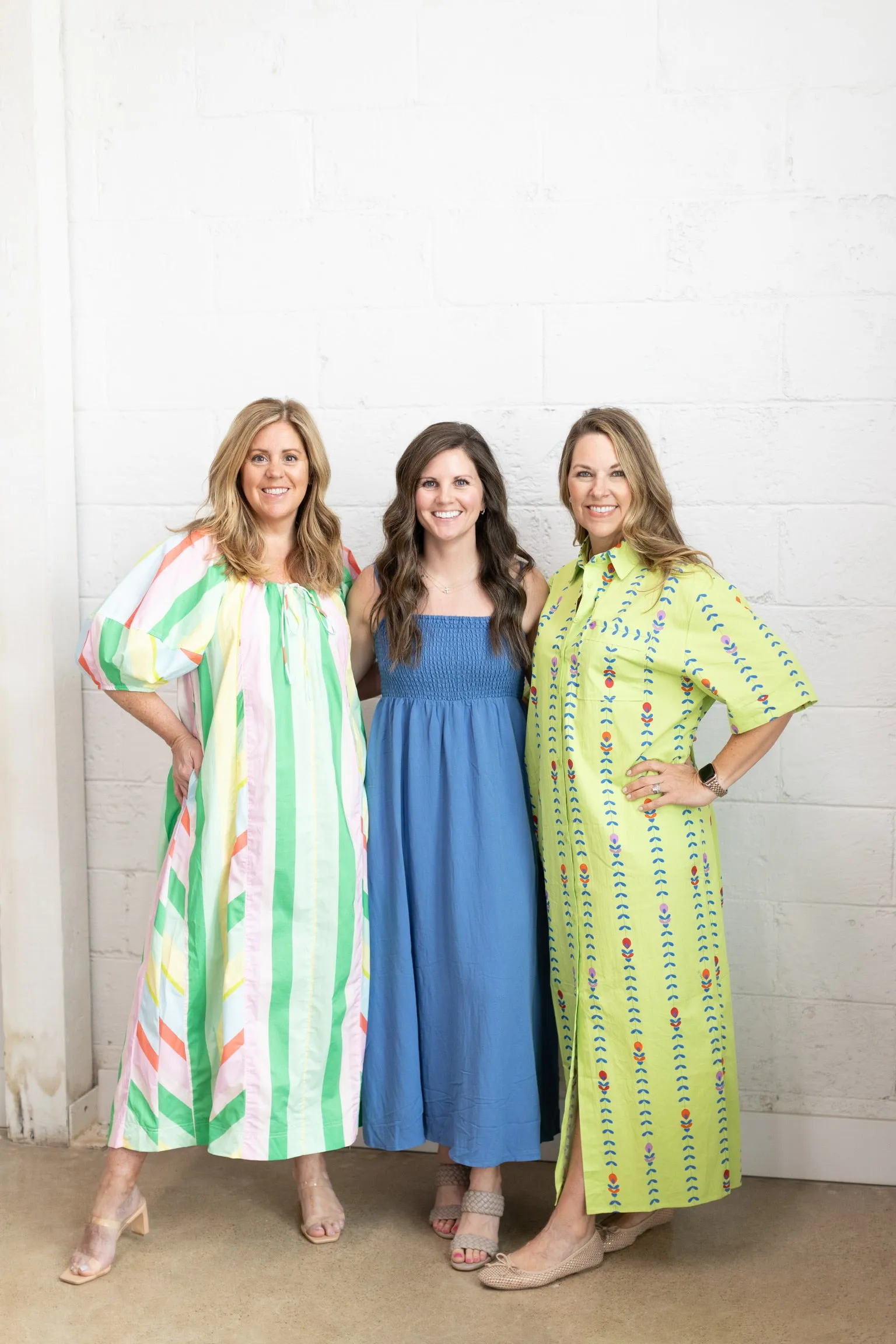 Lime Floral Vine Maxi Dress