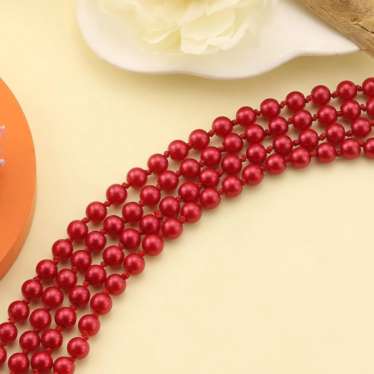 Long Pearl Necklace for Women 1920s Multi Strand Layered Pearl Necklaces 60in/150CM Vintage Beaded Faux Pearls Necklace Costume Jewelry