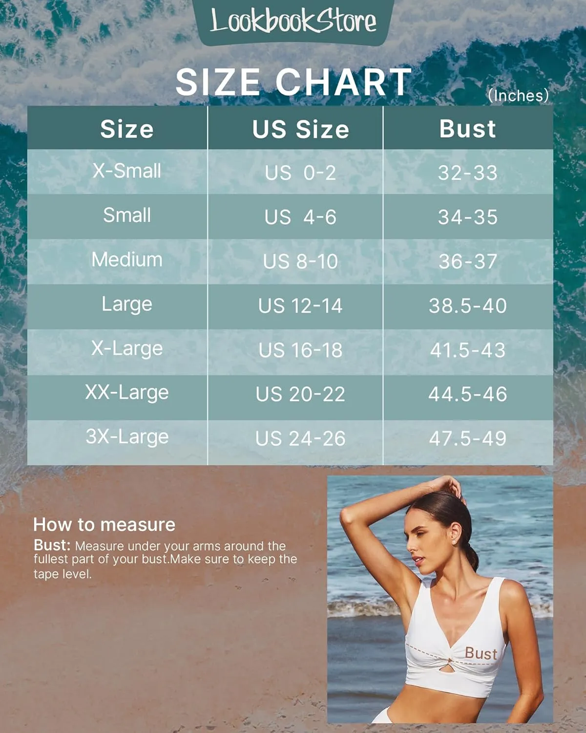 LookbookStore Tankini Tops for Women Cut Out Long Bikini Top Twist Knot Padded Adjustable Swimsuit Tops Only Resort Wear