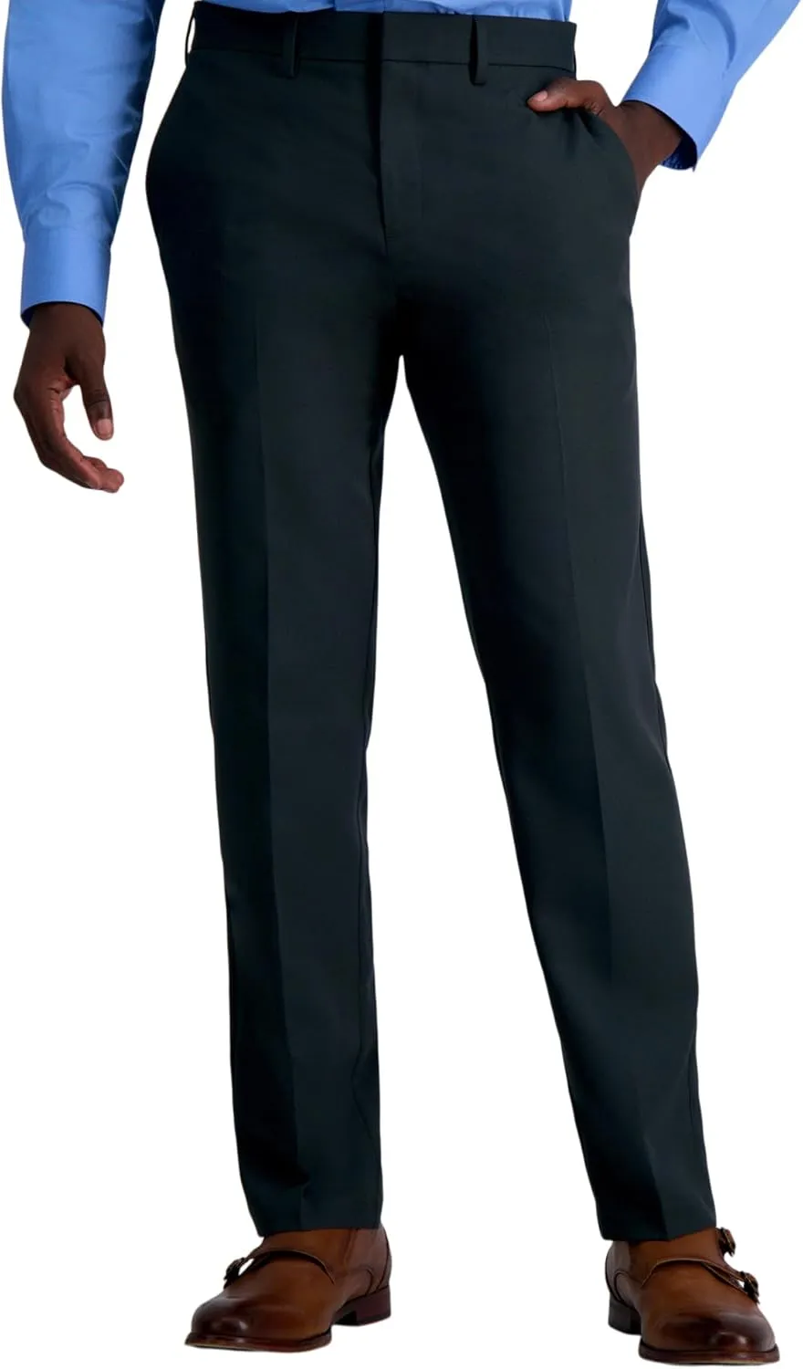Louis Raphael Men's Premium Stretch Straight Fit Dress Pants