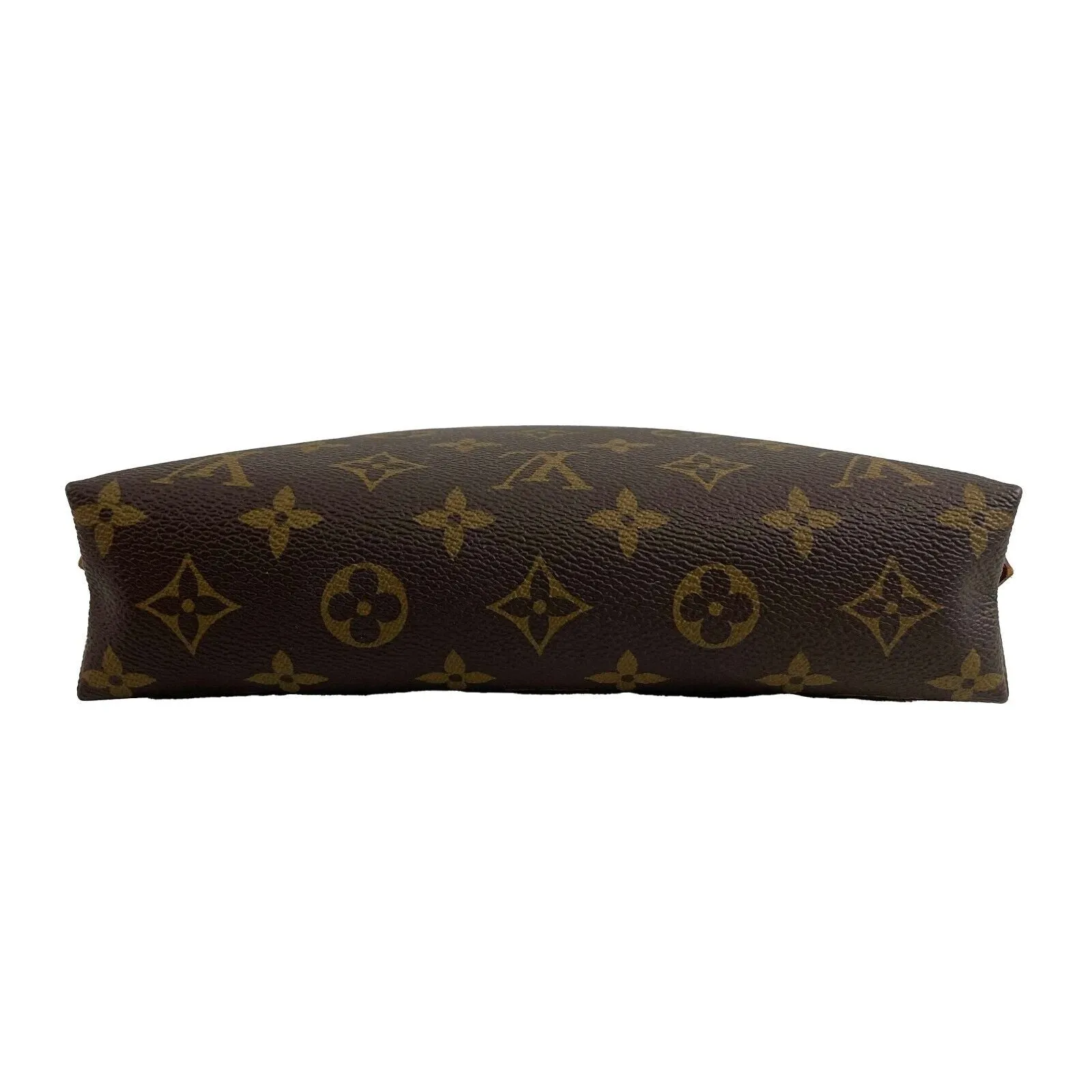 Louis Vuitton Cosmetic Pouch Monogram Canvas GM Brown Excellent Accessories