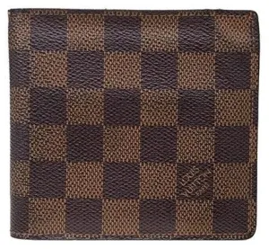 Louis Vuitton Signature Damier LV Monogram Wallet Biege