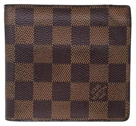 Louis Vuitton Signature Damier LV Monogram Wallet Biege