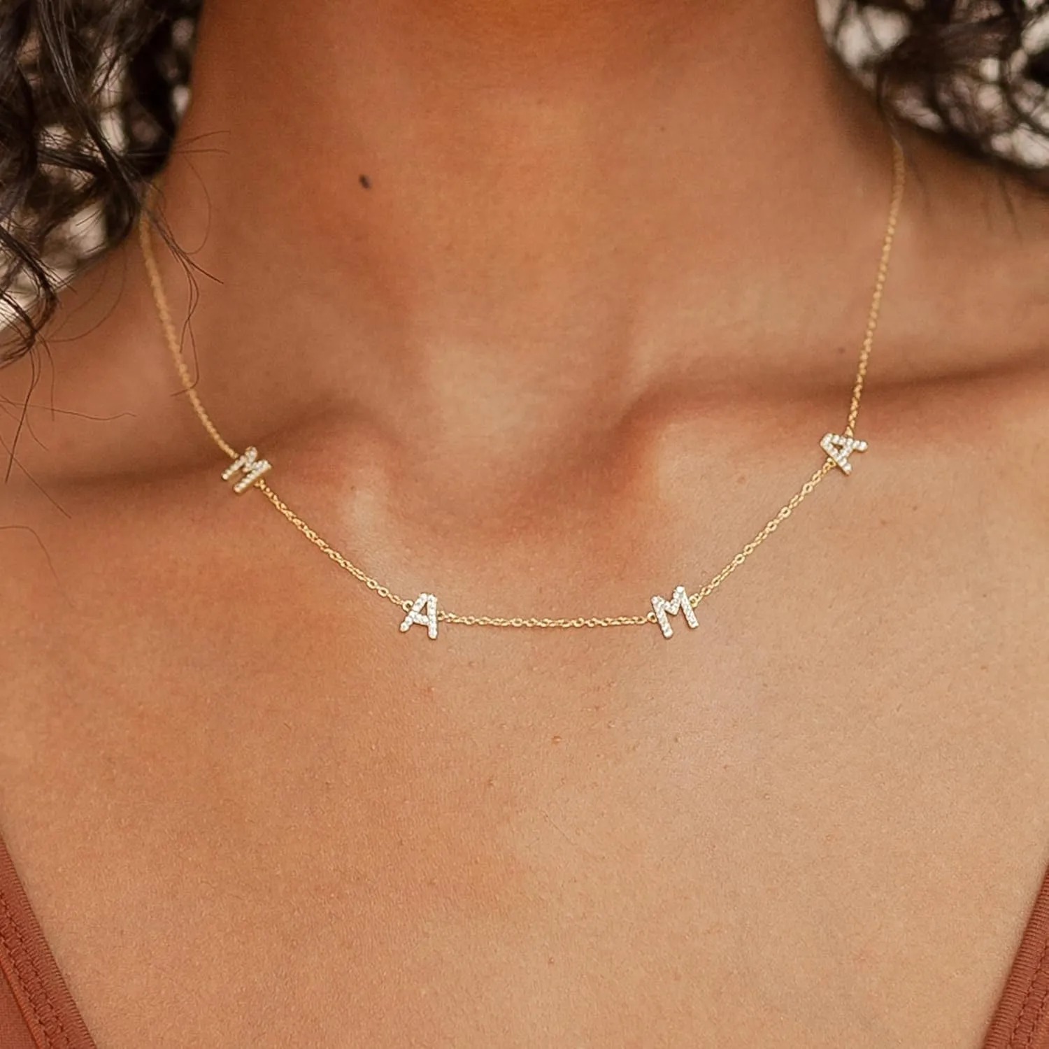 Mama Necklaces for Women, Mother's Day Gifts for Mom, 14K Gold Plated Dainty Necklace Non Tarnish Jewelry, Gifts for New Mom