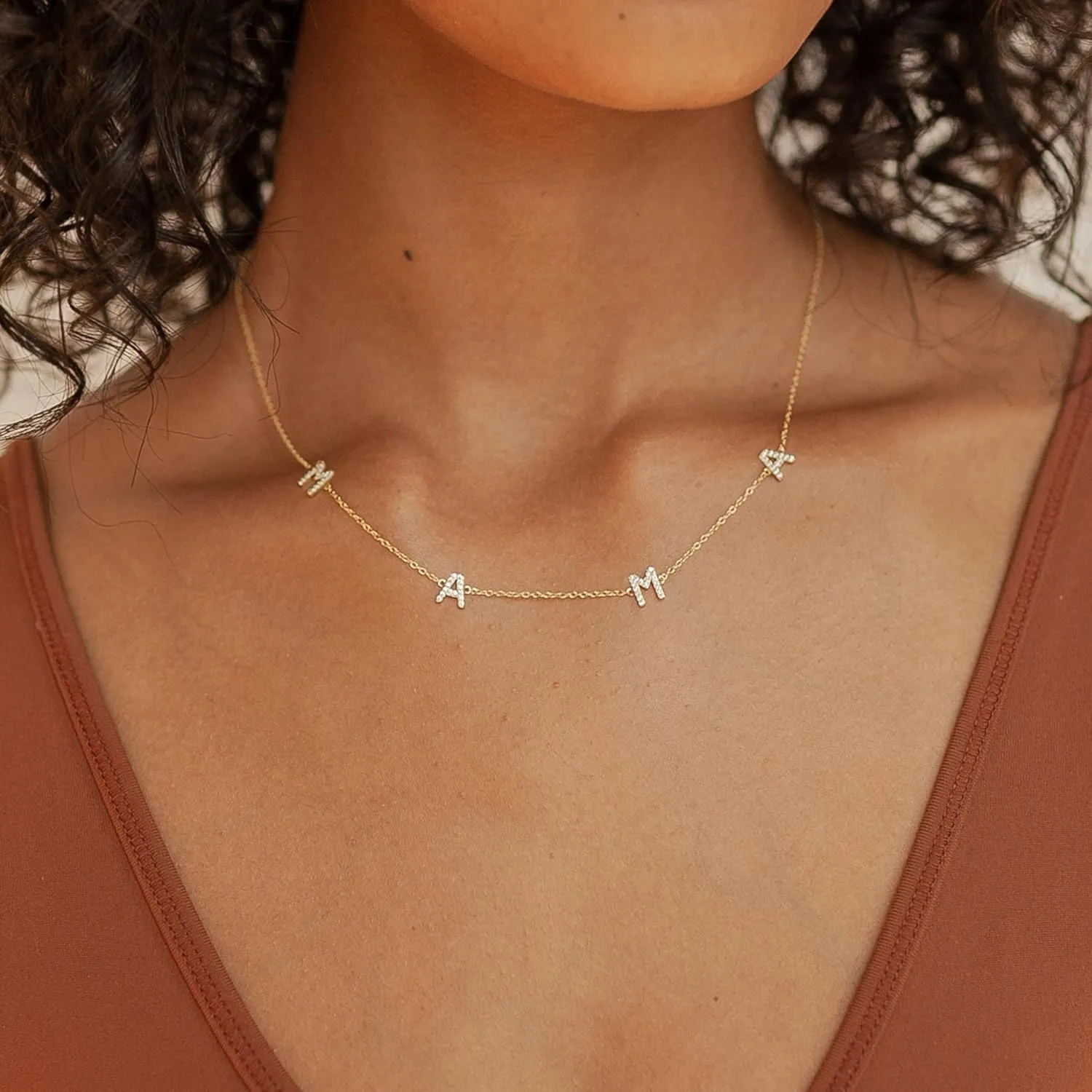 Mama Necklaces for Women, Mother's Day Gifts for Mom, 14K Gold Plated Dainty Necklace Non Tarnish Jewelry, Gifts for New Mom
