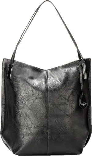 Master Key Soft Leather Tote Bag, Top Handle Womens Purses Satchel Shoulder Handbag, Reversible Hobo Bags Shopper Travel